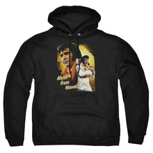 Load image into Gallery viewer, Elvis Presley Aloha Mens Hoodie Black