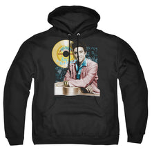 Load image into Gallery viewer, Elvis Presley Gold Record Mens Hoodie Black