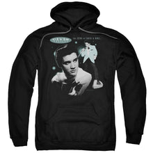 Load image into Gallery viewer, Elvis Presley Teal Portrait Mens Hoodie Black