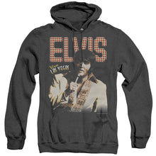 Load image into Gallery viewer, Elvis Presley Viva Star Heather Mens Hoodie Black