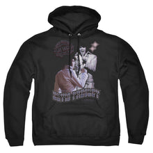 Load image into Gallery viewer, Elvis Presley Violet Vegas Mens Hoodie Black