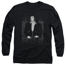 Load image into Gallery viewer, Elvis Presley Just Cool Mens Long Sleeve Shirt Black Officially Licensed