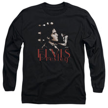 Load image into Gallery viewer, Elvis Presley Memories Mens Long Sleeve Shirt Black Officially Licensed