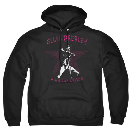 Elvis Presley Viva Las Vegas Star Mens Hoodie Black