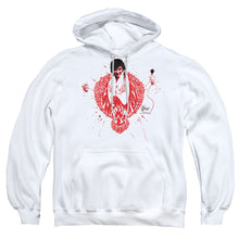 Load image into Gallery viewer, Elvis Presley Red Pheonix Mens Hoodie White