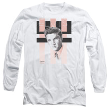 Load image into Gallery viewer, Elvis Presley Retro Mens Long Sleeve Shirt White