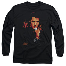 Load image into Gallery viewer, Elvis Presley Trouble Mens Long Sleeve Shirt Black Officially Licensed