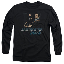 Load image into Gallery viewer, Elvis Presley Jailhouse Rock Mens Long Sleeve Shirt Black Officially Licensed