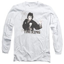 Load image into Gallery viewer, Elvis Presley Fighting King Mens Long Sleeve Shirt White Officially Licensed