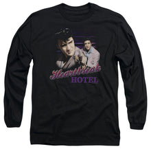 Load image into Gallery viewer, Elvis Presley Heartbreak Hotel Mens Long Sleeve Shirt Black