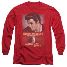 Load image into Gallery viewer, Elvis Presley Jailhouse Rock Poster Mens Long Sleeve Shirt Red