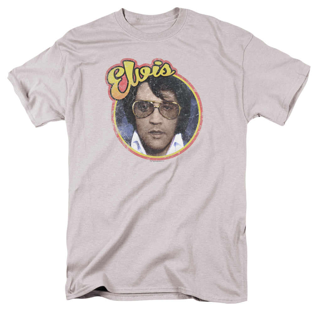 Elvis Presley Matchbox Elvis Mens T Shirt Silver