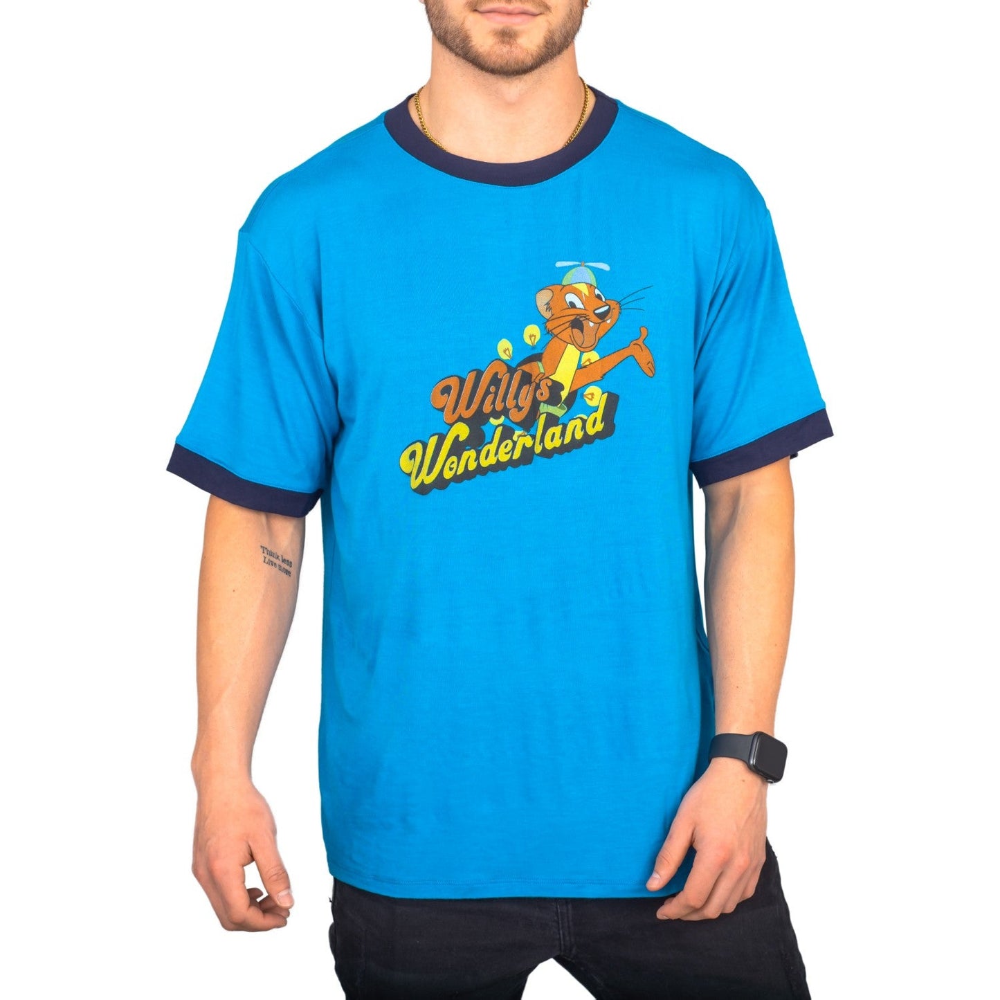 Willy's Wonderland The Janitor Blue T Shirt