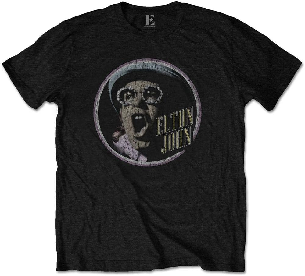 Elton John Officially Licensed Bennie and the Jets Mens T Shirt