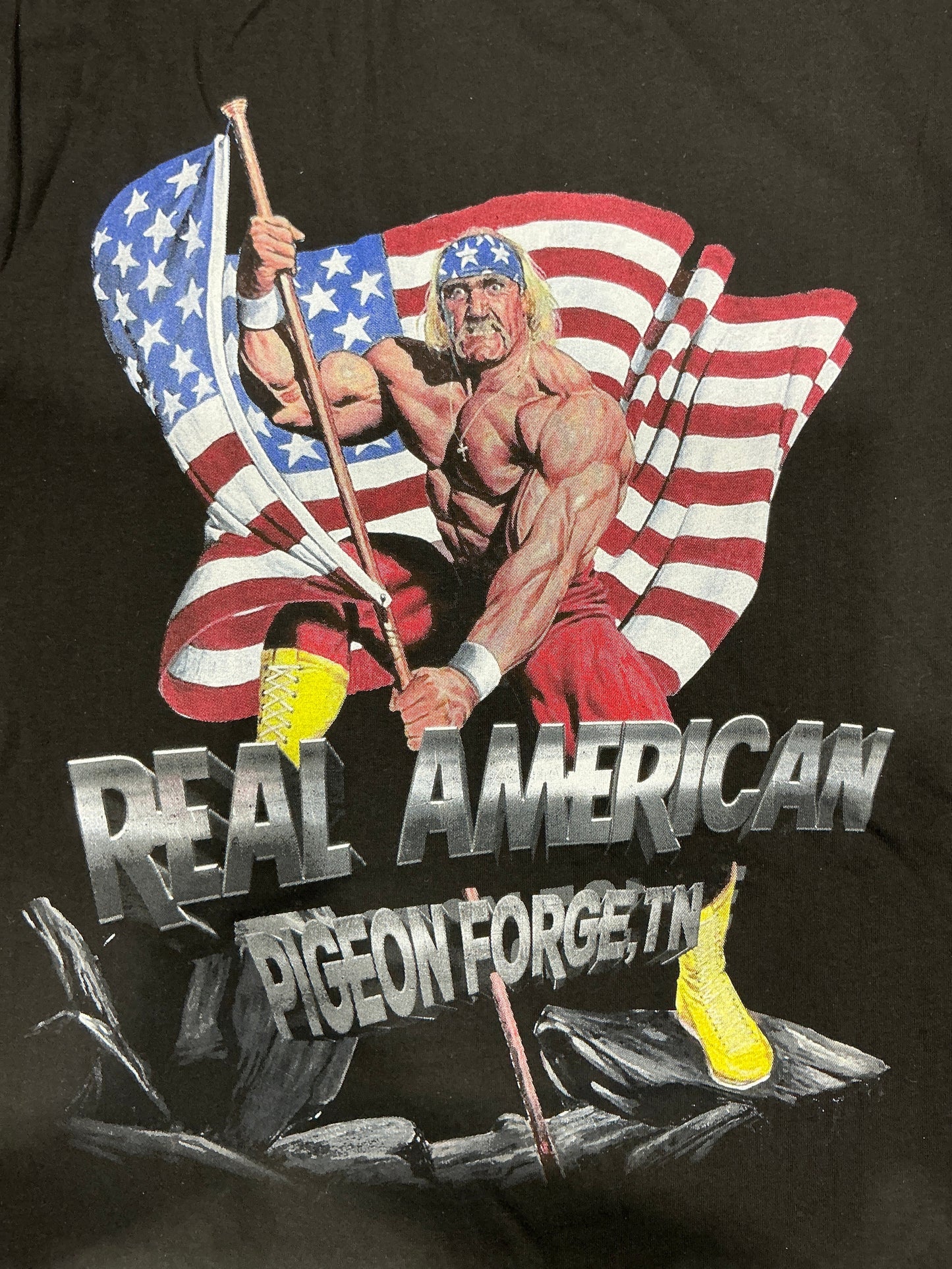 Hulk Hogan Real American Victory Mens Tank Top Shirt