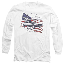 Load image into Gallery viewer, Ford Mustang 70 Mustang Mens Long Sleeve Shirt White Officially Licensed