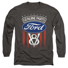 Load image into Gallery viewer, Ford Genuine Parts Flag Mens Long Sleeve Shirt Charcoal Officially Licensed
