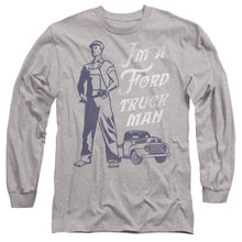 Load image into Gallery viewer, Ford Ford Truck Man Classic Mens Long Sleeve Shirt Athletic Heather Officially Licensed