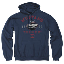 Load image into Gallery viewer, Ford Mustang Mustang The Boss Is In Mens Hoodie Navy