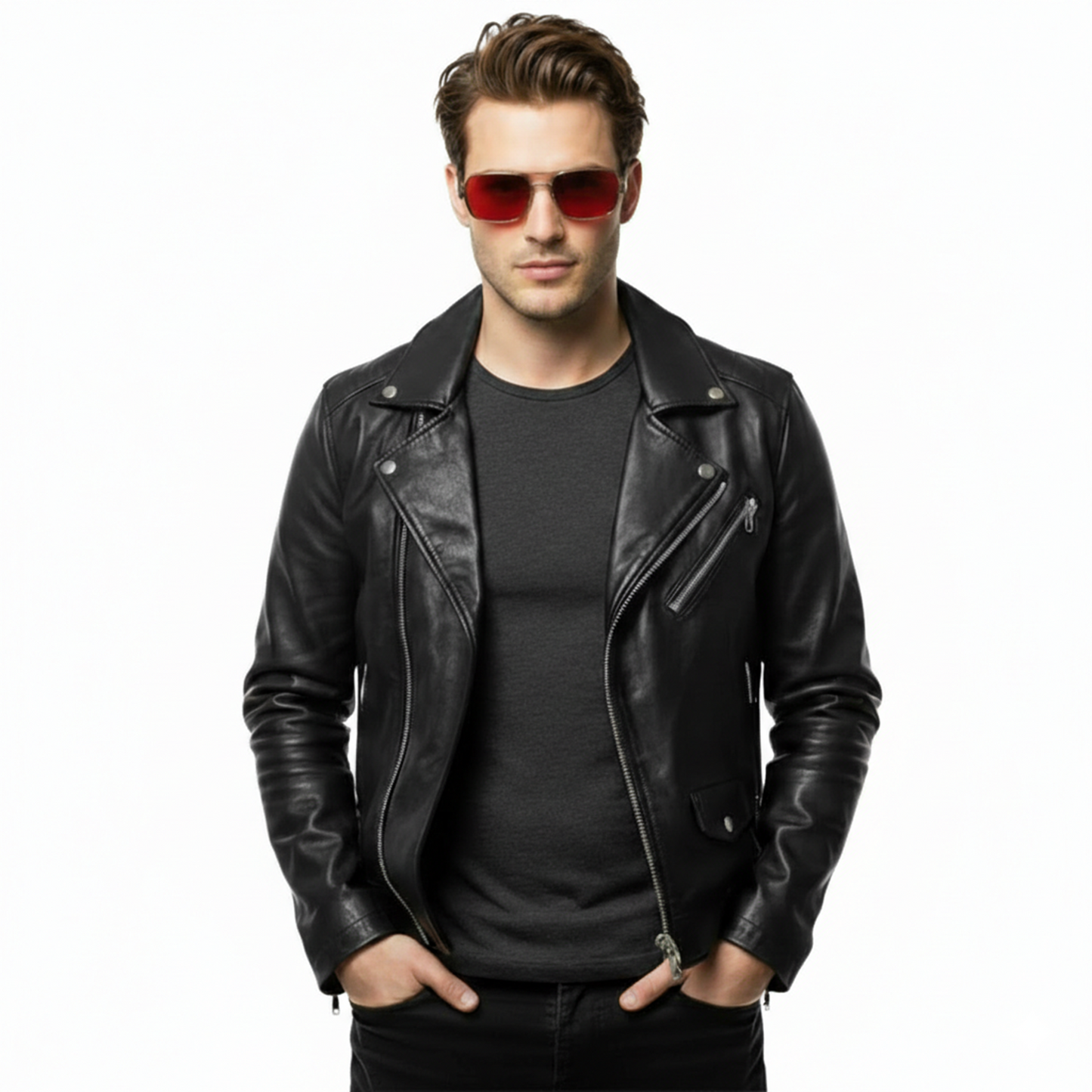 Fight Club Salesman Red Sunglasses