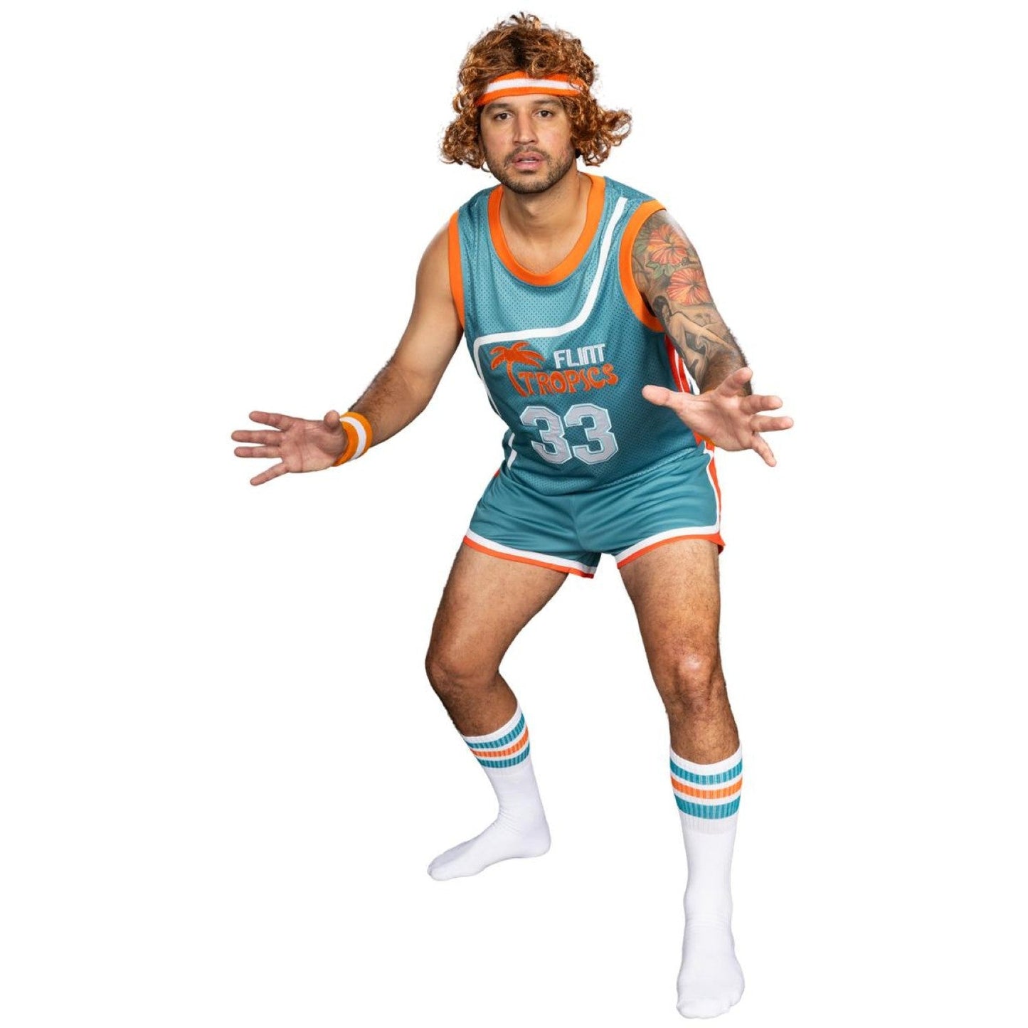 Flint Tropics Basketball Replica Green Jersey