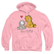 Load image into Gallery viewer, Garfield Too Cute Mens Hoodie Pink