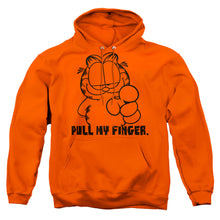 Load image into Gallery viewer, Garfield Pull My Finger Mens Hoodie Orange