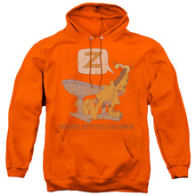 Load image into Gallery viewer, Garfield Attention Span Mens Hoodie Orange