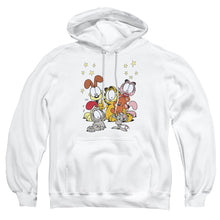 Load image into Gallery viewer, Garfield Friends Are Best Mens Hoodie White