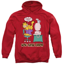 Load image into Gallery viewer, Garfield Compute This Mens Hoodie Red