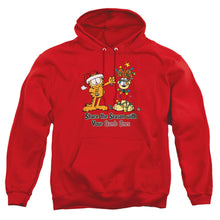 Load image into Gallery viewer, Garfield Share The Season Mens Hoodie Red