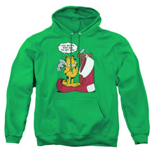 Load image into Gallery viewer, Garfield Wish Big Mens Hoodie Kelly Green
