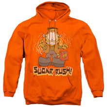 Load image into Gallery viewer, Garfield Sugar Rush Mens Hoodie Orange