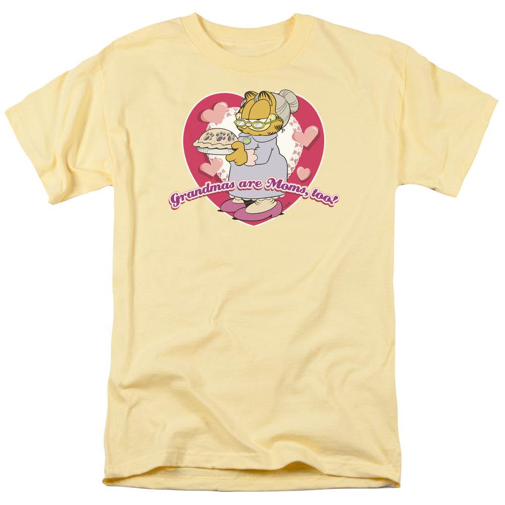 Garfield Dont Forget Grandma Mens T Shirt Yellow
