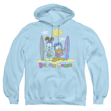 Load image into Gallery viewer, Garfield Beach Bums Mens Hoodie Light Blue