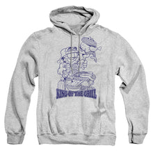 Load image into Gallery viewer, Garfield King Of The Grill Mens Hoodie Athletic Heather