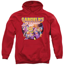 Load image into Gallery viewer, Garfield Pet Force Four Mens Hoodie Red
