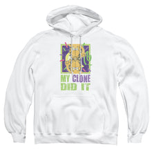 Load image into Gallery viewer, Garfield My Clone Did It Mens Hoodie White