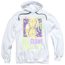 Load image into Gallery viewer, Garfield My Clone Did It Mens Hoodie White