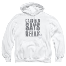 Load image into Gallery viewer, Garfield Relax Mens Hoodie White