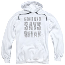 Load image into Gallery viewer, Garfield Relax Mens Hoodie White