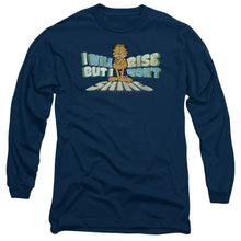 Load image into Gallery viewer, Garfield Rise Not Shine Mens Long Sleeve Shirt Navy Officially Licensed