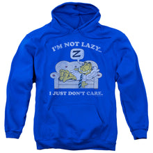 Load image into Gallery viewer, Garfield Not Lazy Mens Hoodie Royal Blue