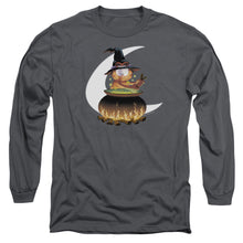 Load image into Gallery viewer, Garfield Stir The Pot Mens Long Sleeve Shirt Charcoal Officially Licensed