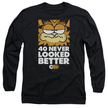 Load image into Gallery viewer, Garfield 40 Looks Mens Long Sleeve Shirt Black Officially Licensed