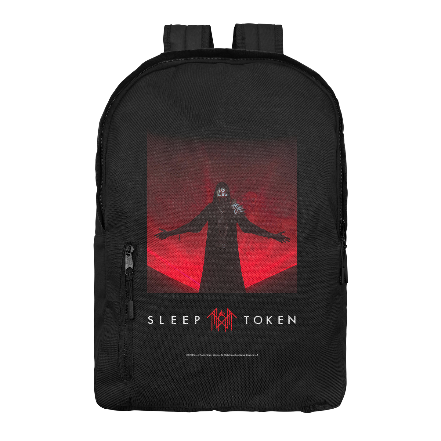 Sleep Token Red Light Backpack Bag Black