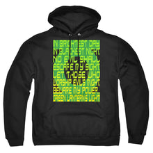 Load image into Gallery viewer, Green Lantern Green Lantern Oath Mens Hoodie Black