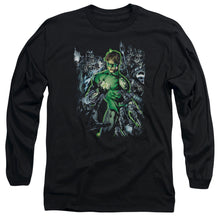 Load image into Gallery viewer, Green Lantern Surrounded By Death Mens Long Sleeve Shirt Black Officially Licensed
