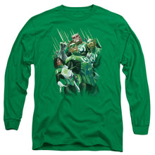 Load image into Gallery viewer, Gl Power Of The Rings Mens Long Sleeve Shirt Kelly Green Officially Licensed