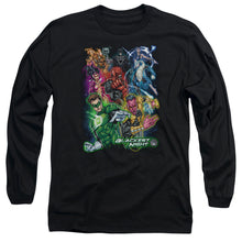 Load image into Gallery viewer, Green Lantern Blackest Group Mens Long Sleeve Shirt Black Officially Licensed